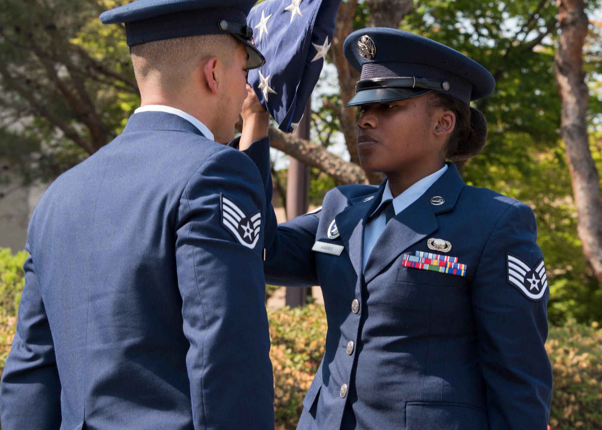 National Police Week: Osan's retreat ceremony