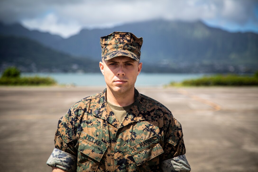 On April 8, 2019 U.S. Marine Cpl. Kyle M. LeClair, Marine Aviation Logistics Squadron 24, Marine Aircraft Group 24, was awarded the Marine Corps Aviation Association’s Paul G. Vess Award for Avionics Marine of the Year.