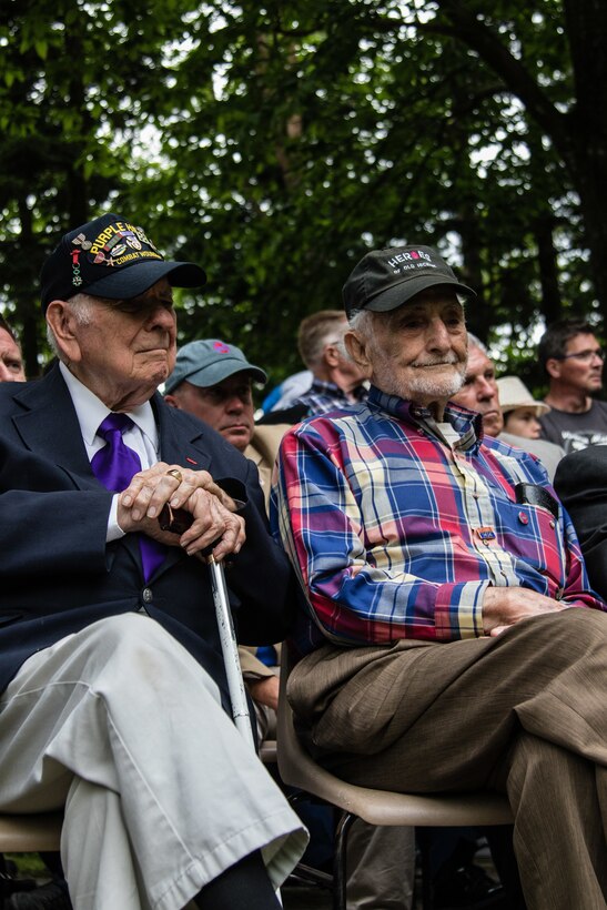 Memorial ceremony on June 2 at Mortain, France