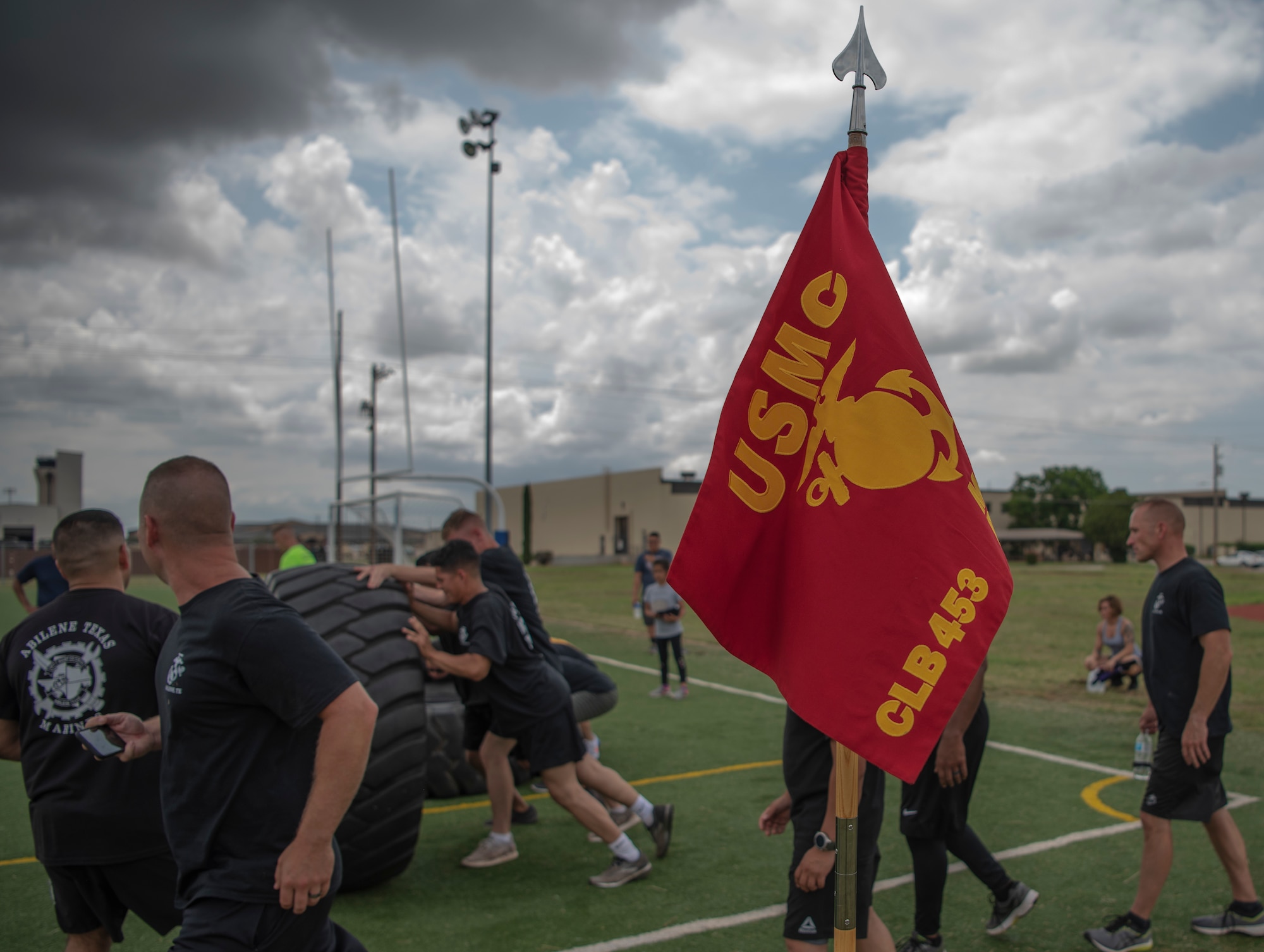 Det. 1 Marines test strength at Team Dyess Sports Day