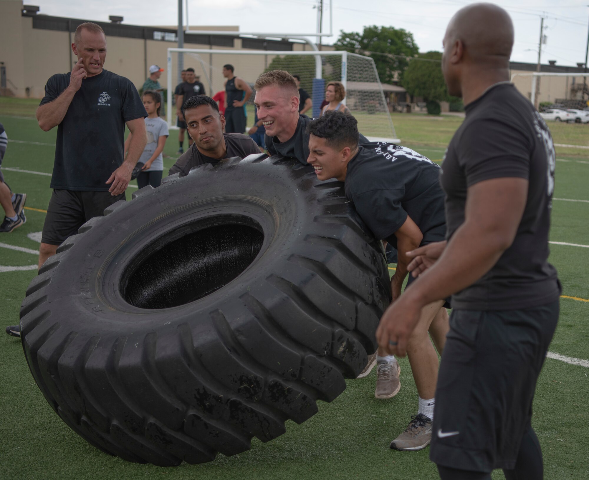 Det. 1 Marines test strength at Team Dyess Sports Day