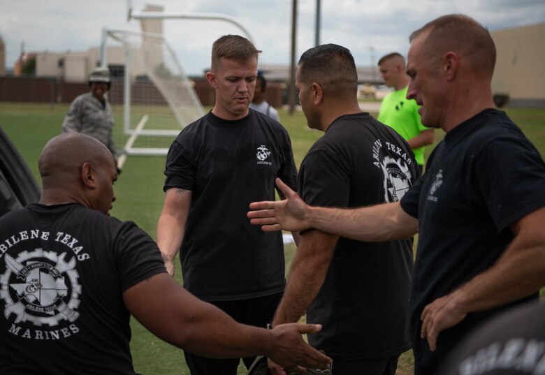 Det. 1 Marines test strength at Team Dyess Sports Day