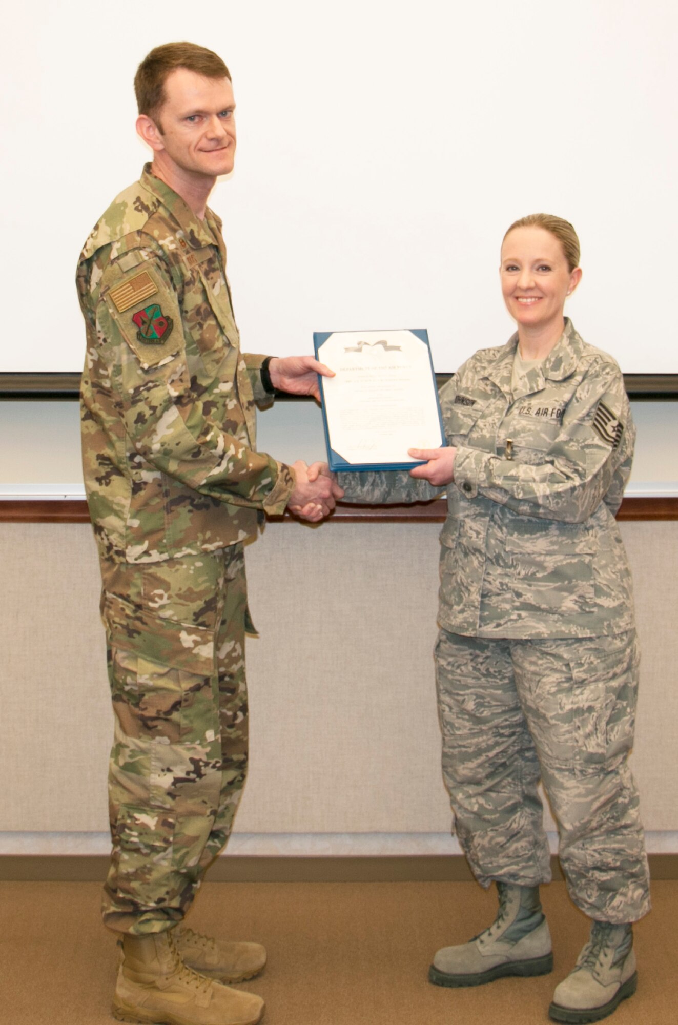Johnson Receives AF Achievement Medal