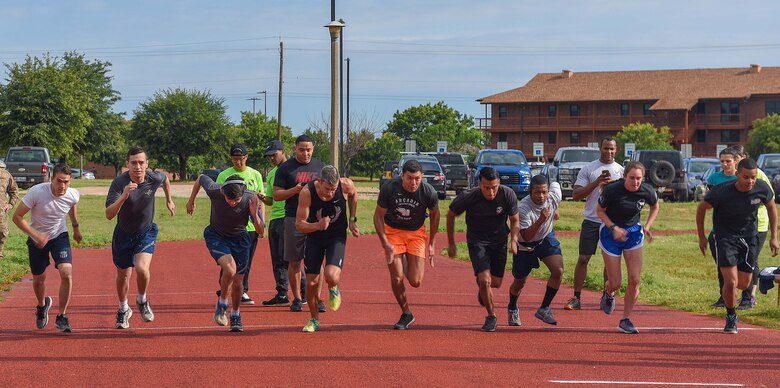 Airmen participate in Team Dyess Sports Day