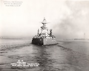 Among the five classes of ships NNSY built or modernized to support the invasion of Normandy on June 6, 1944, the shipyard overhauled three battleships.  USS Nevada (BB-36)—which first underwent extensive refurbishment from 1926 to 1927—returned to the shipyard in 1942 to have three 14-inch guns from the USS Arizona (BB-39) and two 14-inch guns from the USS Oklahoma (BB-37), both sunk at Pearl Harbor, installed.  It went on to be praised for its precise targeting in battering German concentrations at Normandy while successfully straddling counterattacks.  Another battleship, USS Texas (BB-35), marked the start of a battleship modernization program at NNSY in 1925 that would last nearly a decade.  Its 16-month conversion from a coal-burning to oil-powered battleship required nearly 1,000 employees to install new boilers and propellers, add deck armor and munitions, and overhaul the interior.  On D-Day, Texas was a crucial contributor in the first bombardment beginning before 6 a.m. at Pointe du Hoc.  Over the next half hour, Texas fired an average of one shell every eight seconds. The third battleship, USS Arkansas (BB-33) underwent a four-month overhaul at NNSY in 1942 adding antiaircraft guns to its arsenal as a corrective action from the Pearl Harbor attack.  The first time Arkansas engaged in battle was at Normandy off Omaha Beach, where it remained for the next week hammering away at the German stronghold.