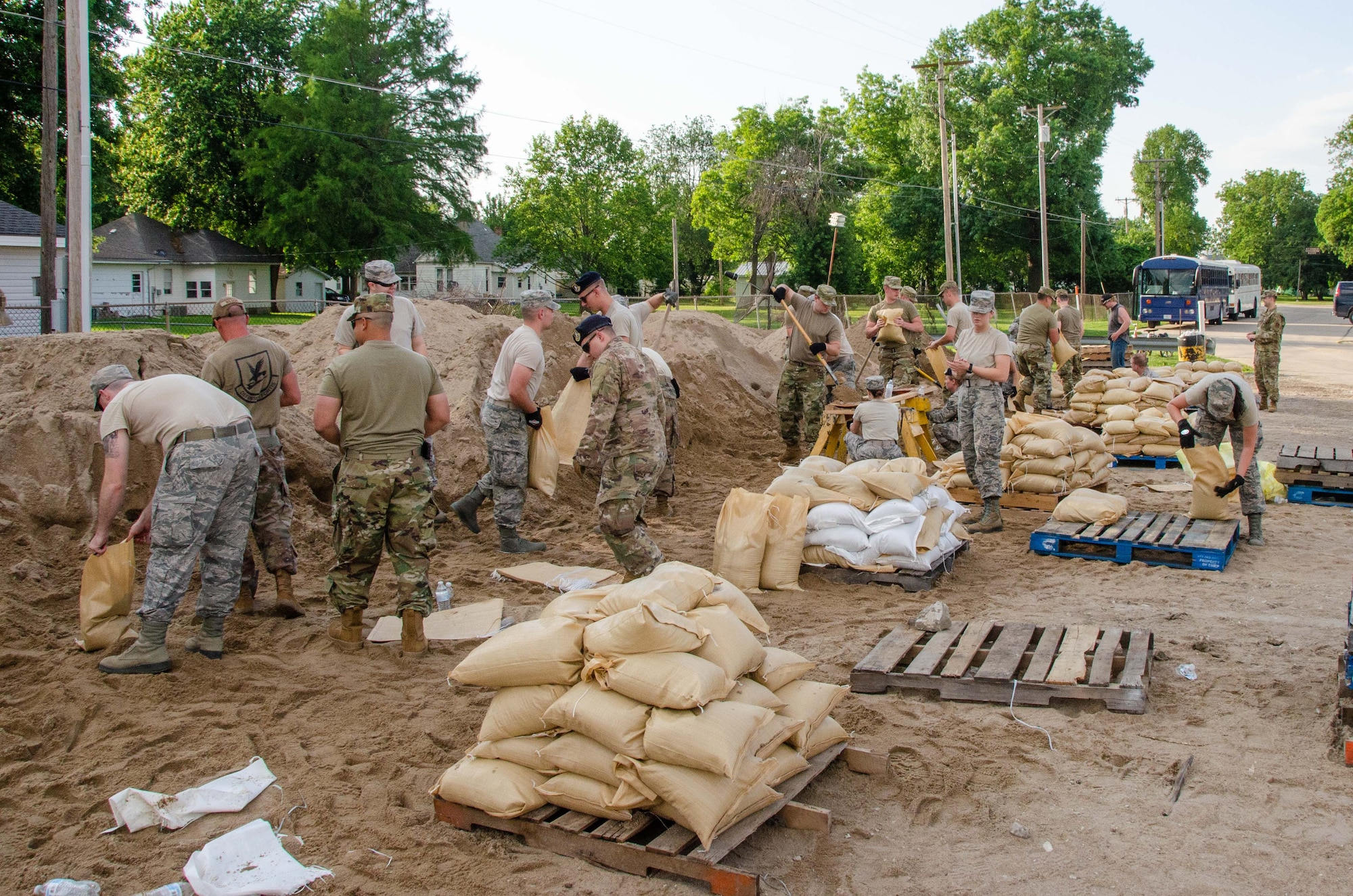 sand bagging