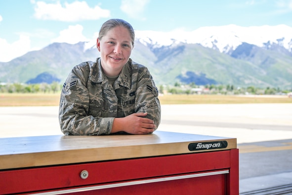 Airman 1st Class Katherine M. Bragg, 388th Maintenance Squadron, was recently named a Superior Performer by the Team Hill Top 3. The Top 3 recognizes Airmen from Team Hill who have demonstrated excellence on and off duty. (U.S. Air Force photo by Cynthia Griggs)
