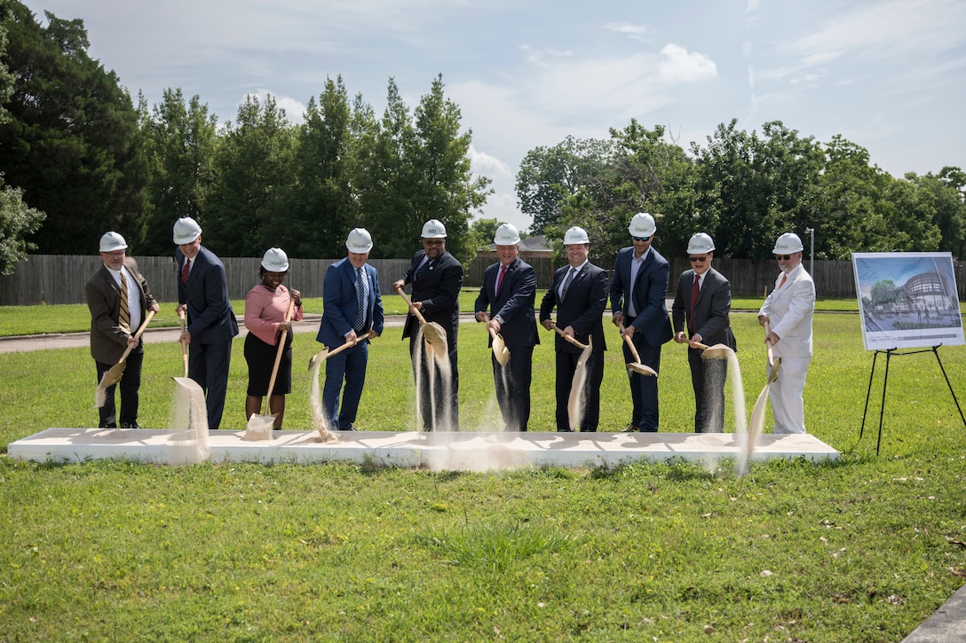 MARFORRES participates in ground breaking ceremony for Delgado Community College