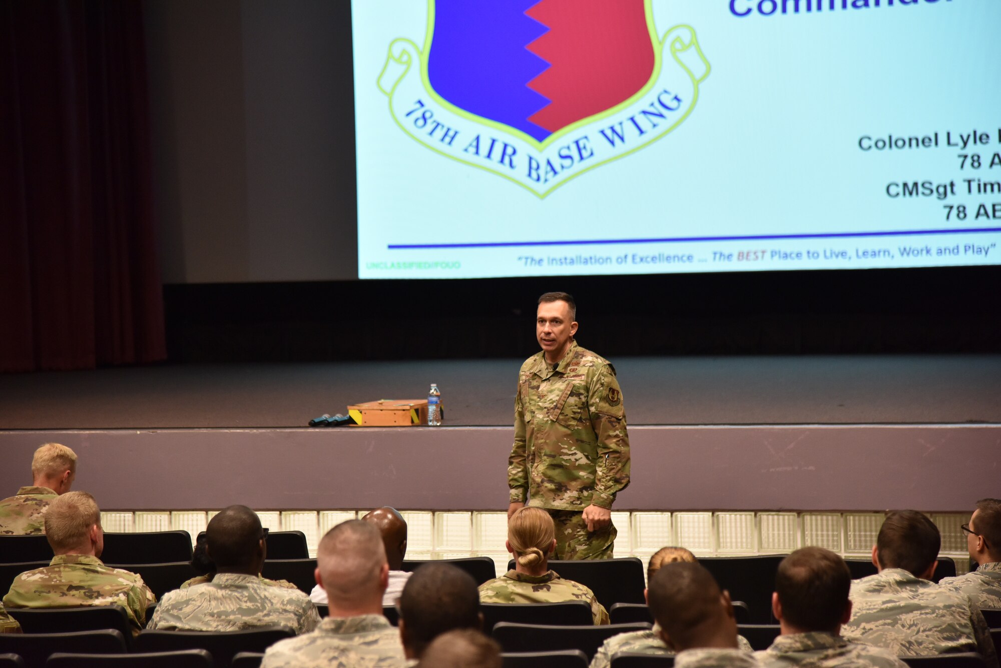 78 ABW Commander's Call stresses professional development, innovation