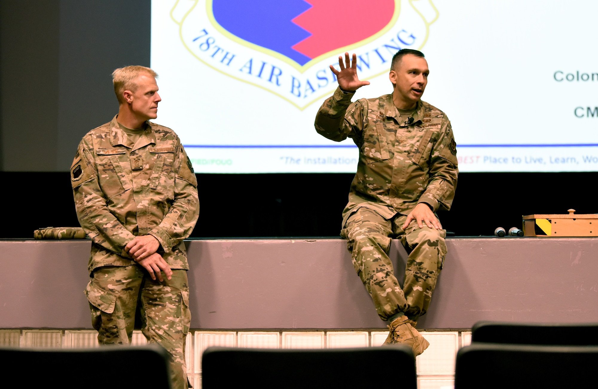 78 ABW Commander's Call stresses professional development, innovation