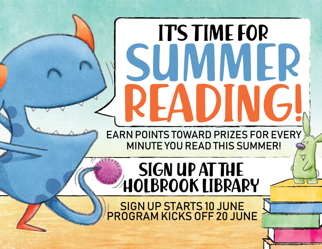 The Holbrook Library is keeping cool with a free Summer Reading Program, set to run from June 20 through July 25. (Courtesy graphic)