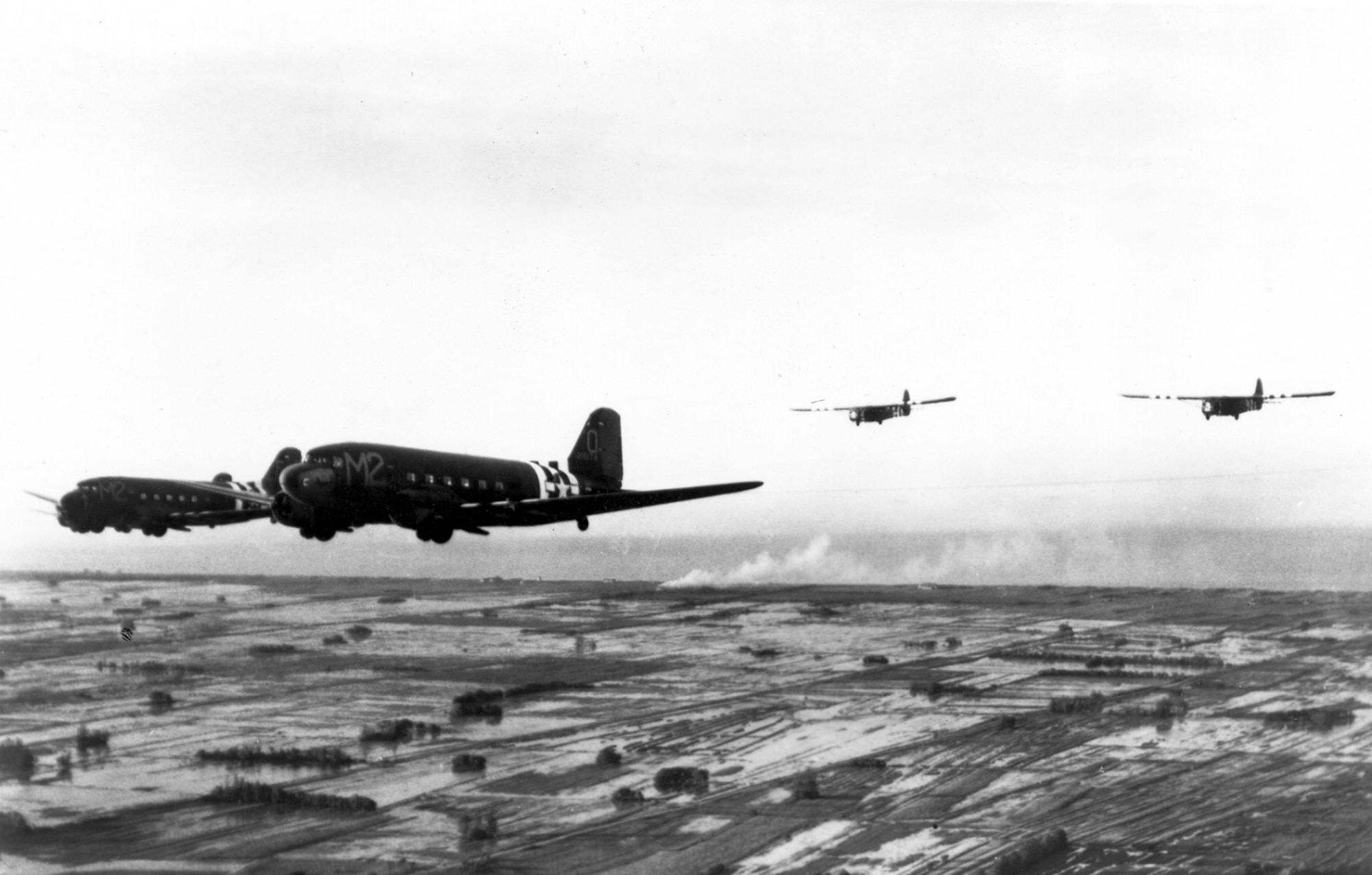 A CG-4A Horsa glider such as this was flown by 434th Troop Carrier Group members into Normandy June 6, 1944. Today marks the 75th Anniversary of D-Day and the allied invasion of France. (U.S. Air Force historical photo)