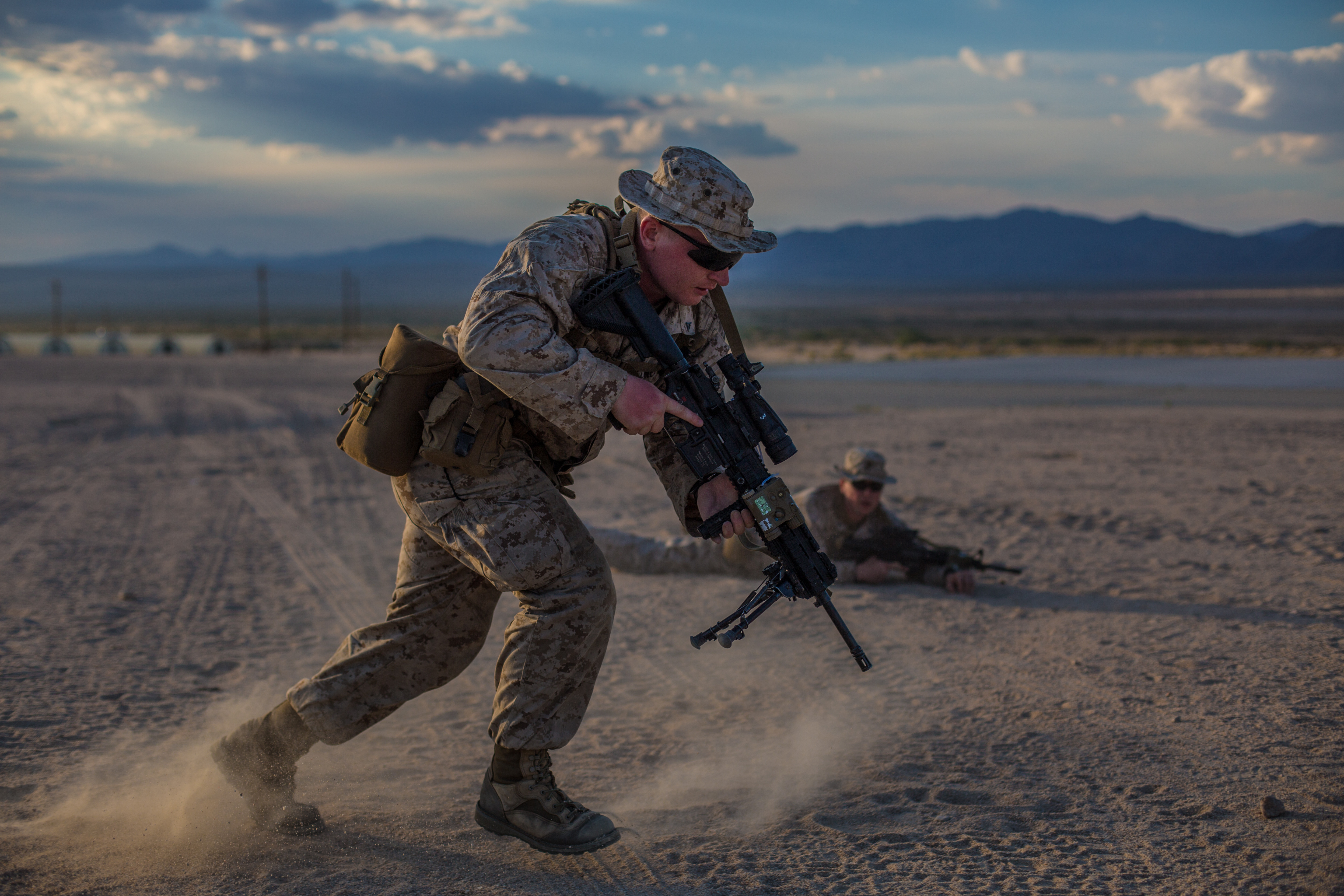 Reserve Marine riflemen practice remedial drills during ITX 419