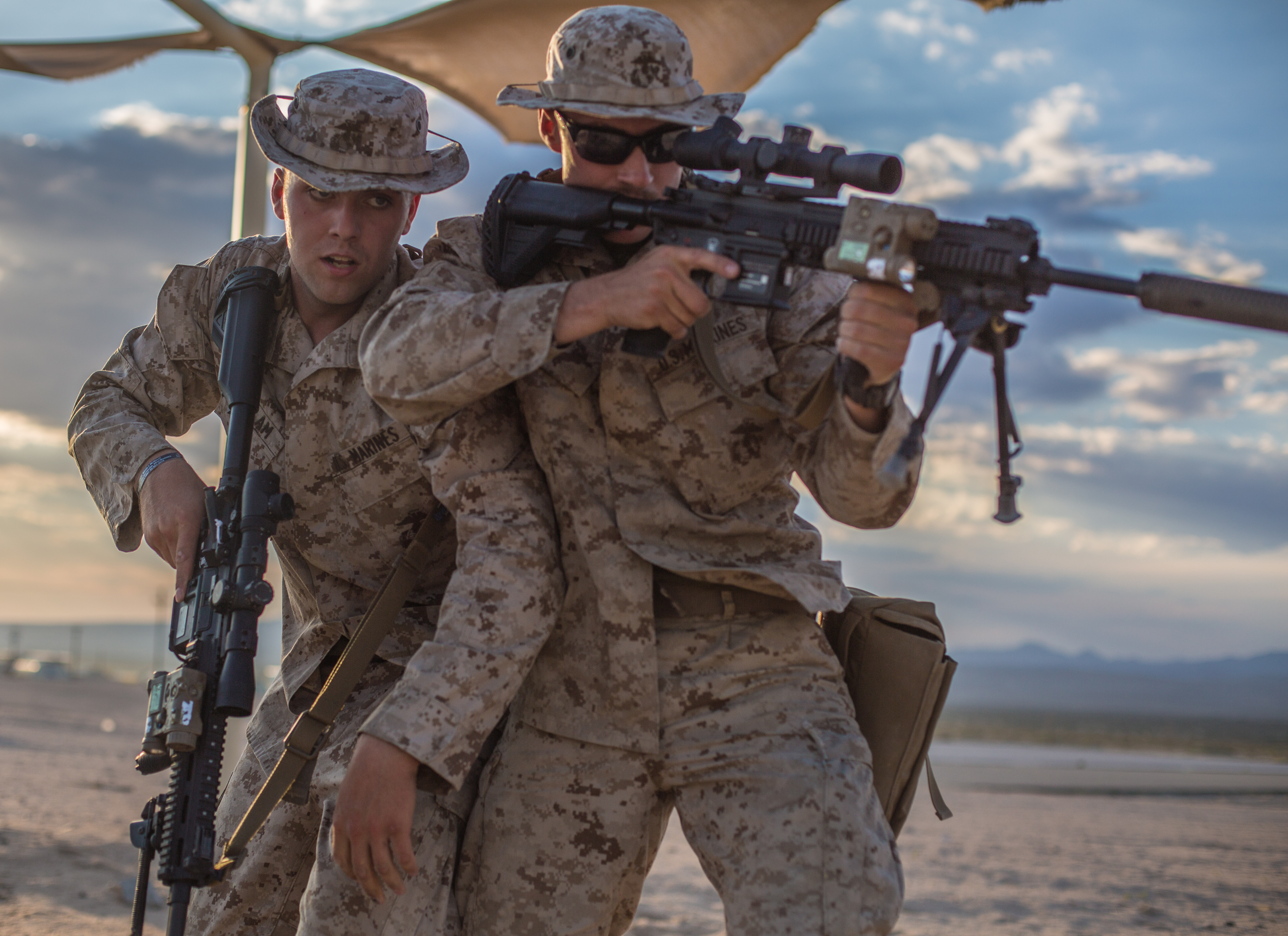 Reserve Marine riflemen practice remedial drills during ITX 419