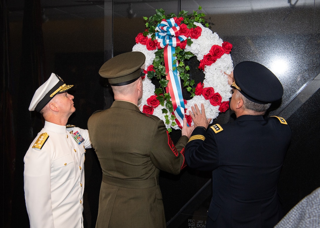 SSG Daugherty Memorial Wall Ceremony