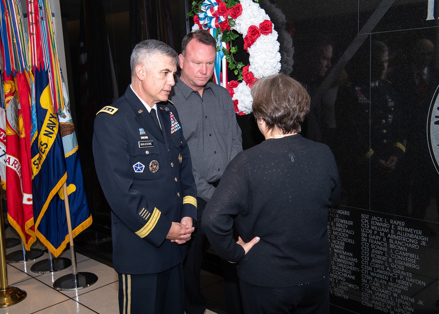 SSG Daugherty Memorial Wall Ceremony