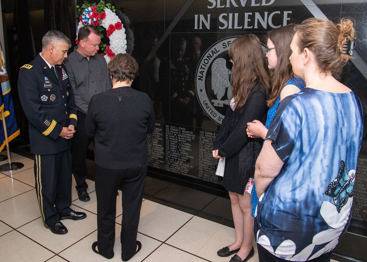 SSG Daugherty Memorial Wall Ceremony