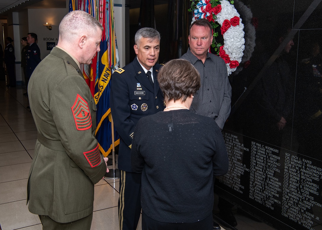 SSG Daugherty Memorial Wall Ceremony