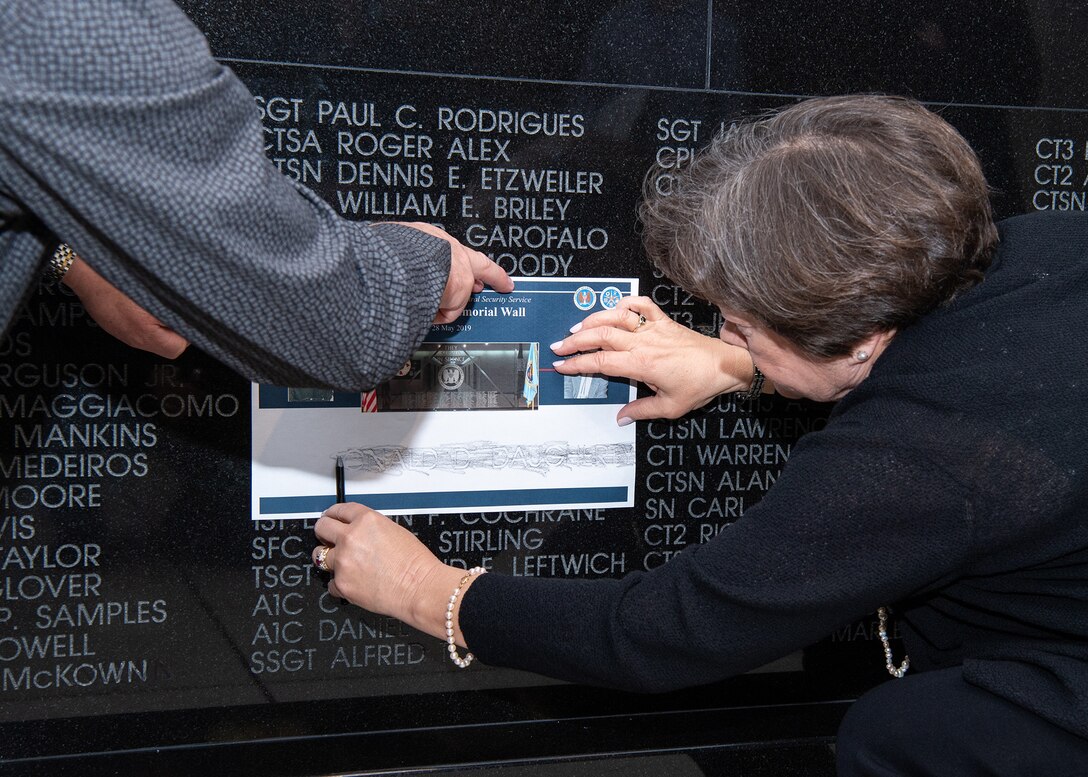 SSG Daugherty Memorial Wall Ceremony