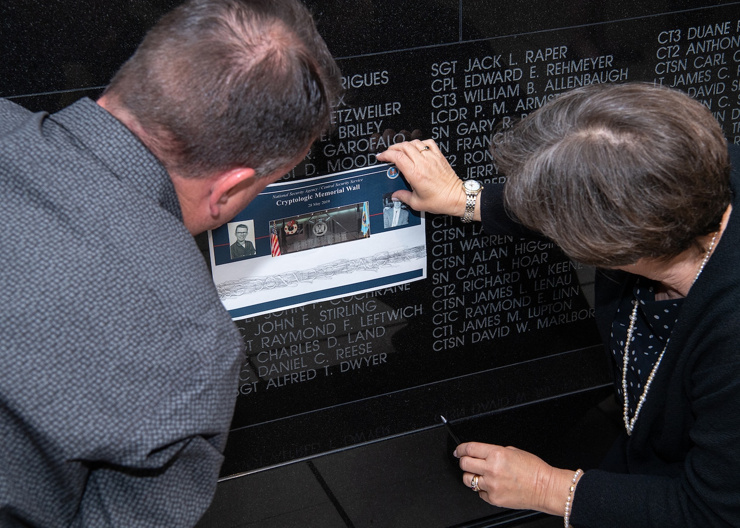 SSG Daugherty Memorial Wall Ceremony