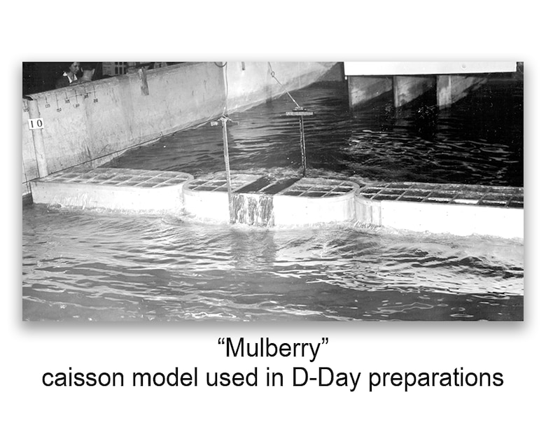 Mulberry caisson breakwater