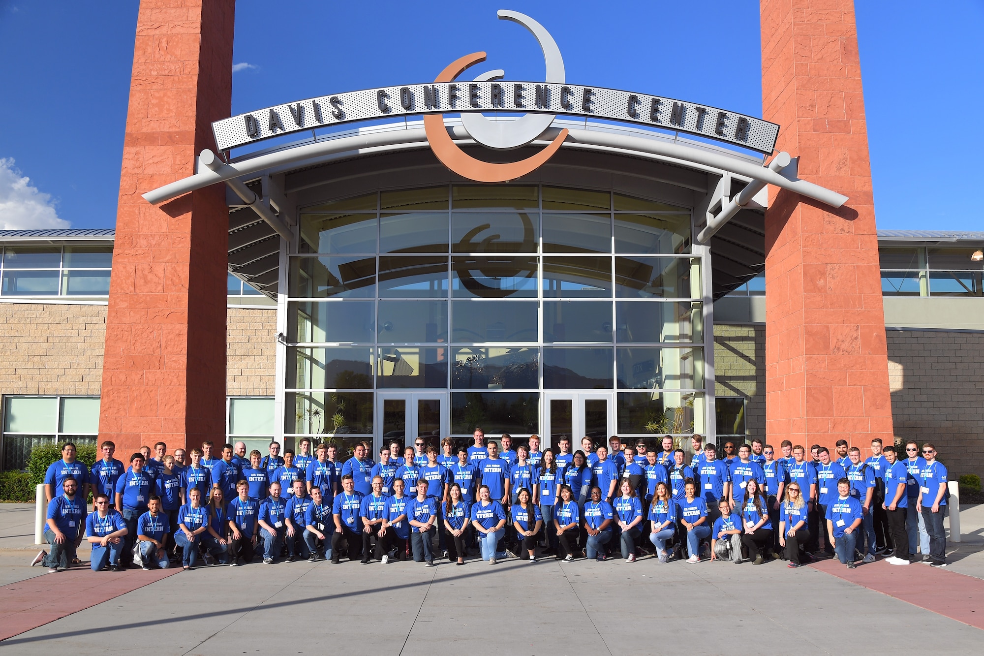 Student interns participating in the Air Force’s Premier College Intern Program (PCIP) prior to a base visit June 5, 2019, at the Davis Conference Center in Layton, Utah. More than 90 interns from across the country visited Hill Air Force Base June 4-6. The program is designed to attract high-caliber candidates currently enrolled full time in college or attending vocational or educational institutions who are seeking a career with the Air Force Civilian Service. (U.S. Air Force photo by Todd Cromar)