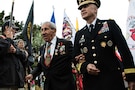 Charles Shay memorial ceremony at Omaha Beach, France