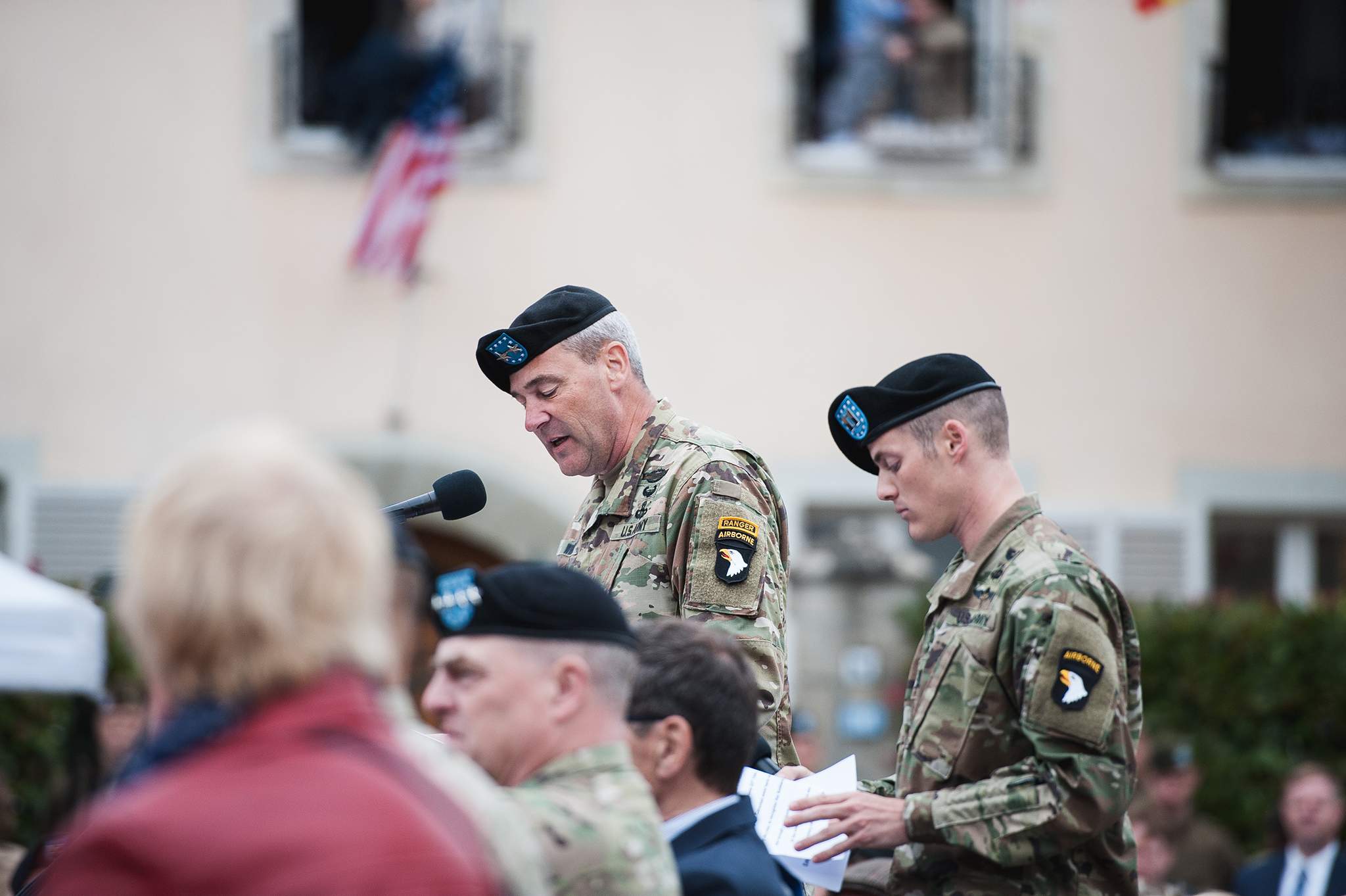 101st Airborne Division ceremony in Carentan, France