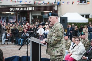 101st Airborne Division ceremony in Carentan, France