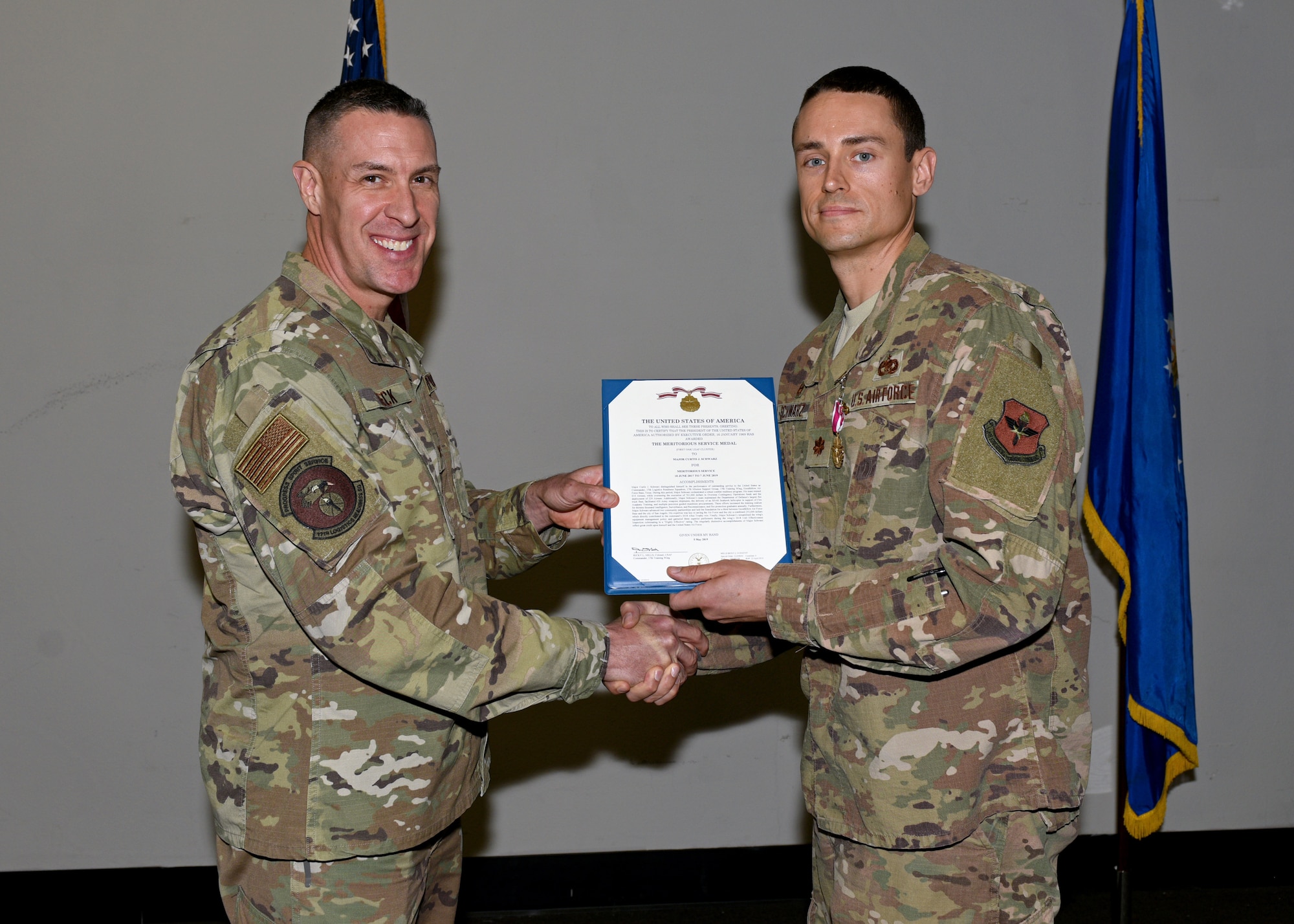 The 17th TRW mission is to train, develop and inspire exceptional intelligence, surveillance, and reonnaissance and fire protection professionals for America and her allies. (U.S. Air Force photo by Airman 1st Class Robyn Hunsinger/Released)