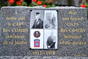Capt. Rex Combs memorial ceremony in Chef du Pont, France
