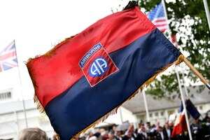Capt. Rex Combs memorial ceremony in Chef du Pont, France