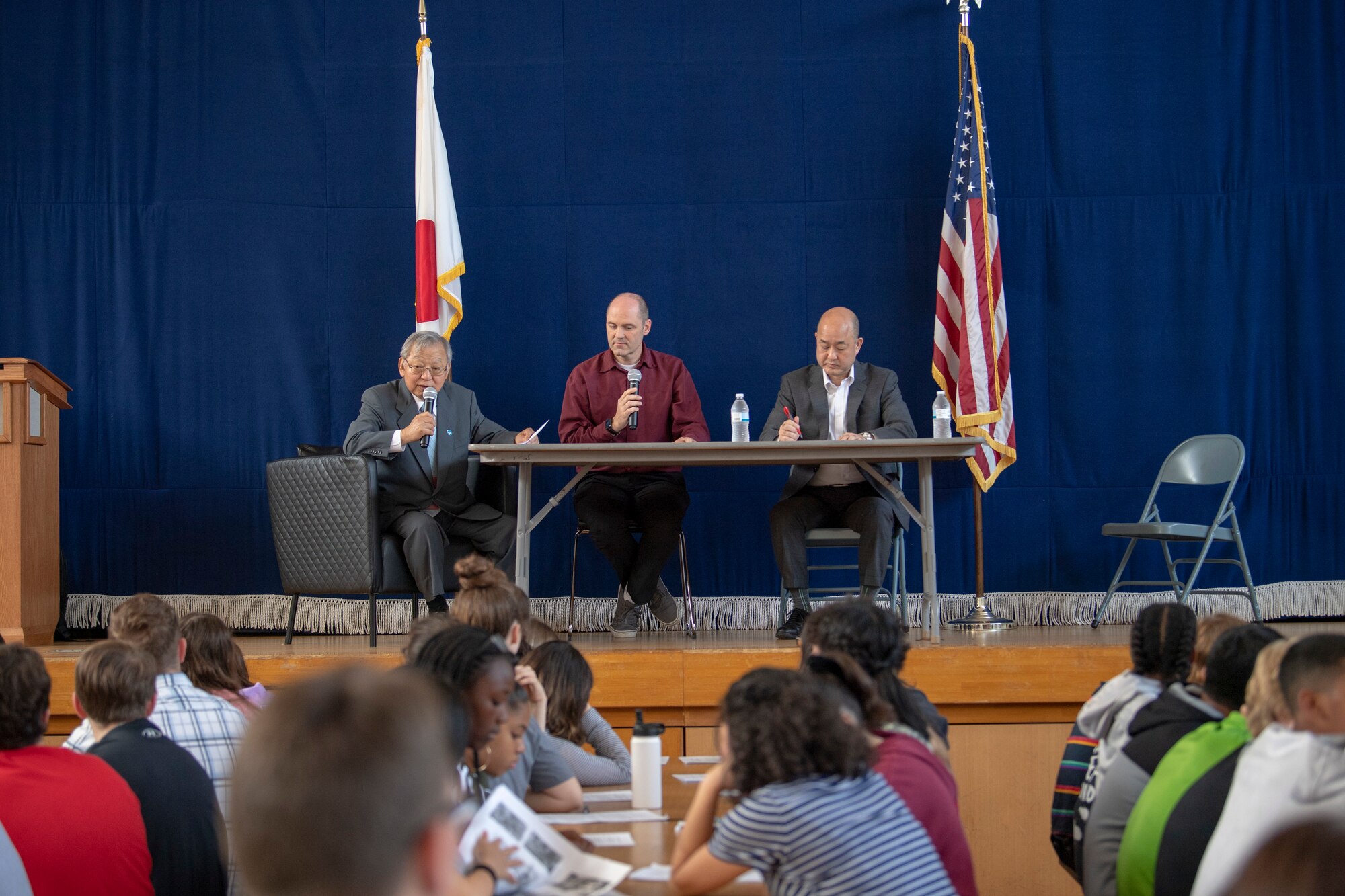 Atomic Bomb Survivor Speaks to Yokota Students