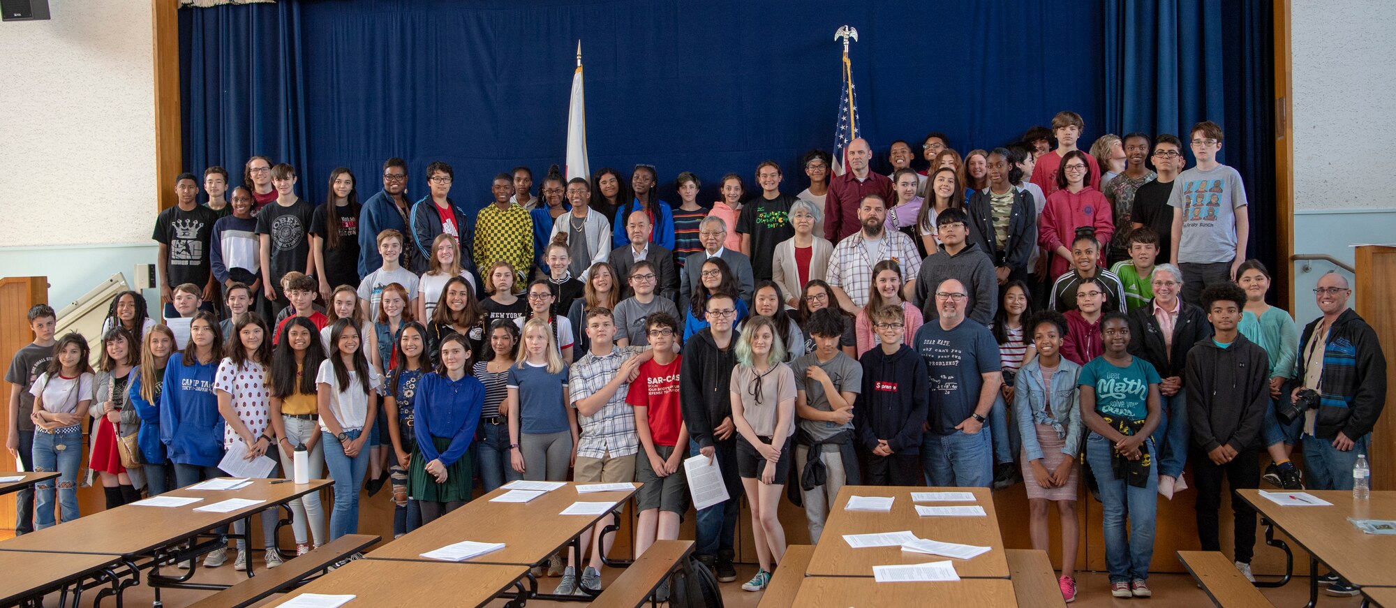 Atomic Bomb Survivor Speaks to Yokota Students