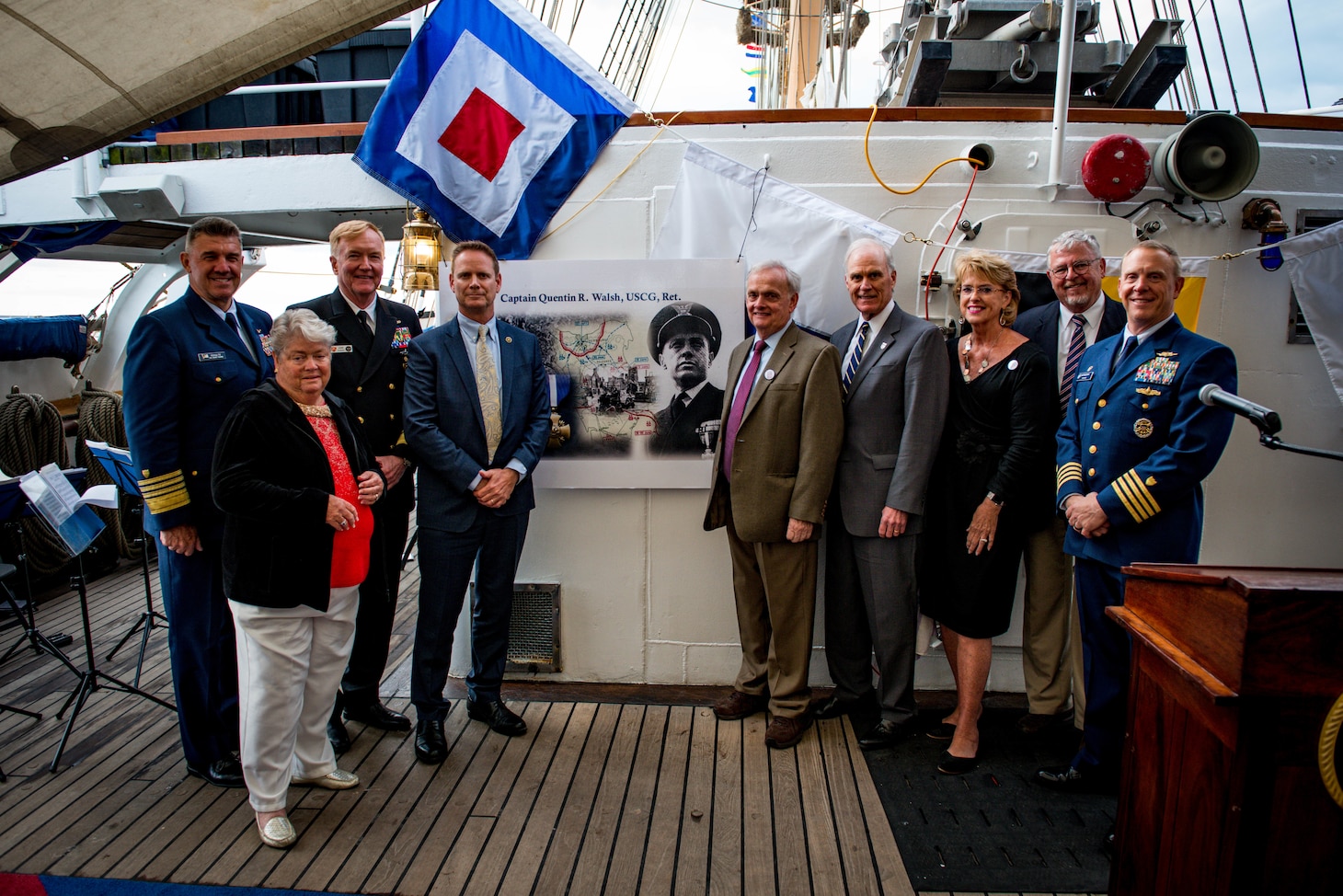 Warship Named for Coast Guard WWII Vet, U.S. Naval Forces Staff Member ...