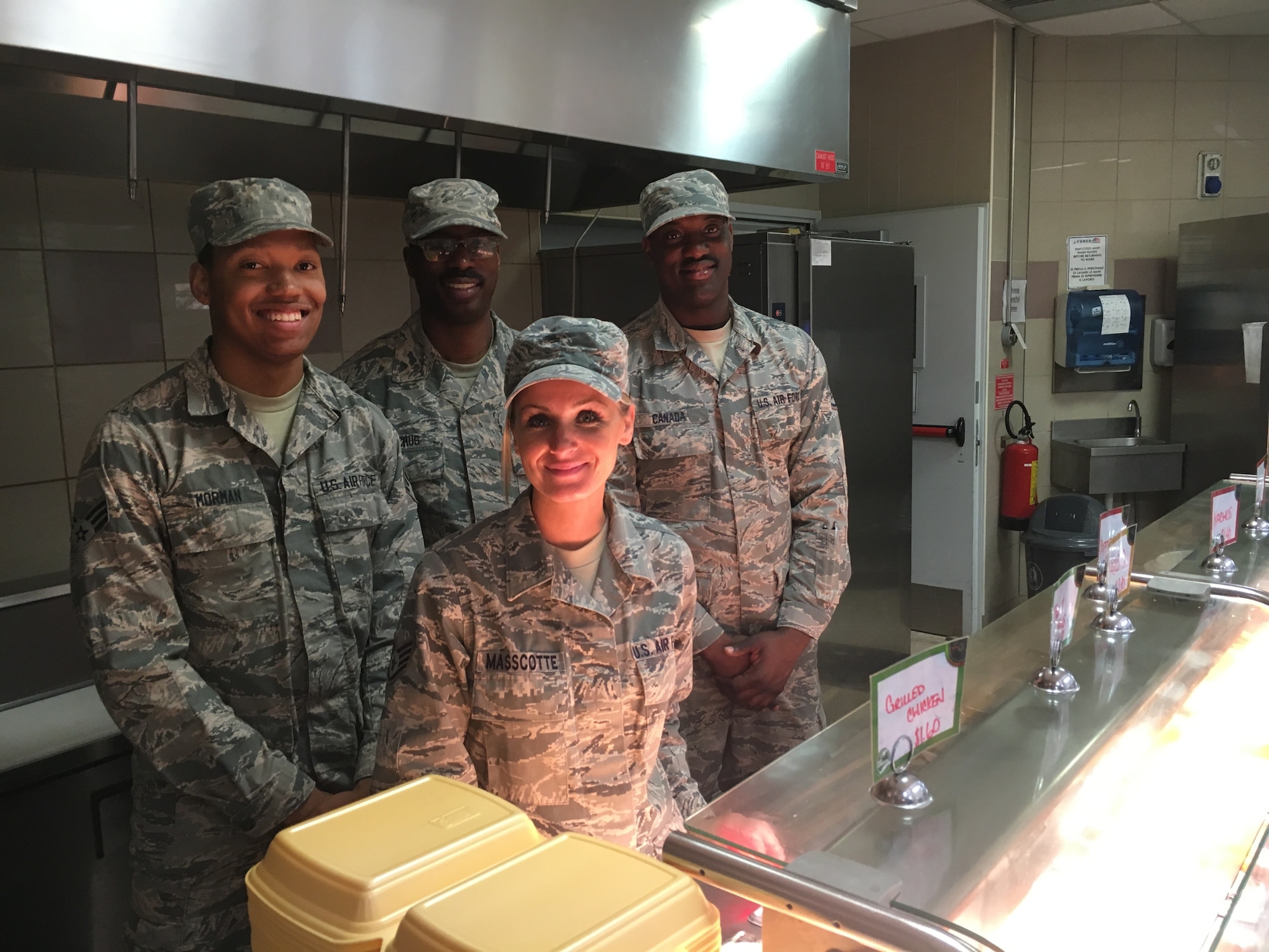 Members from the 111th Attack Wing pose for a picture at Aviano Air Base, Italy, May, 8. (Courtesy Photo)