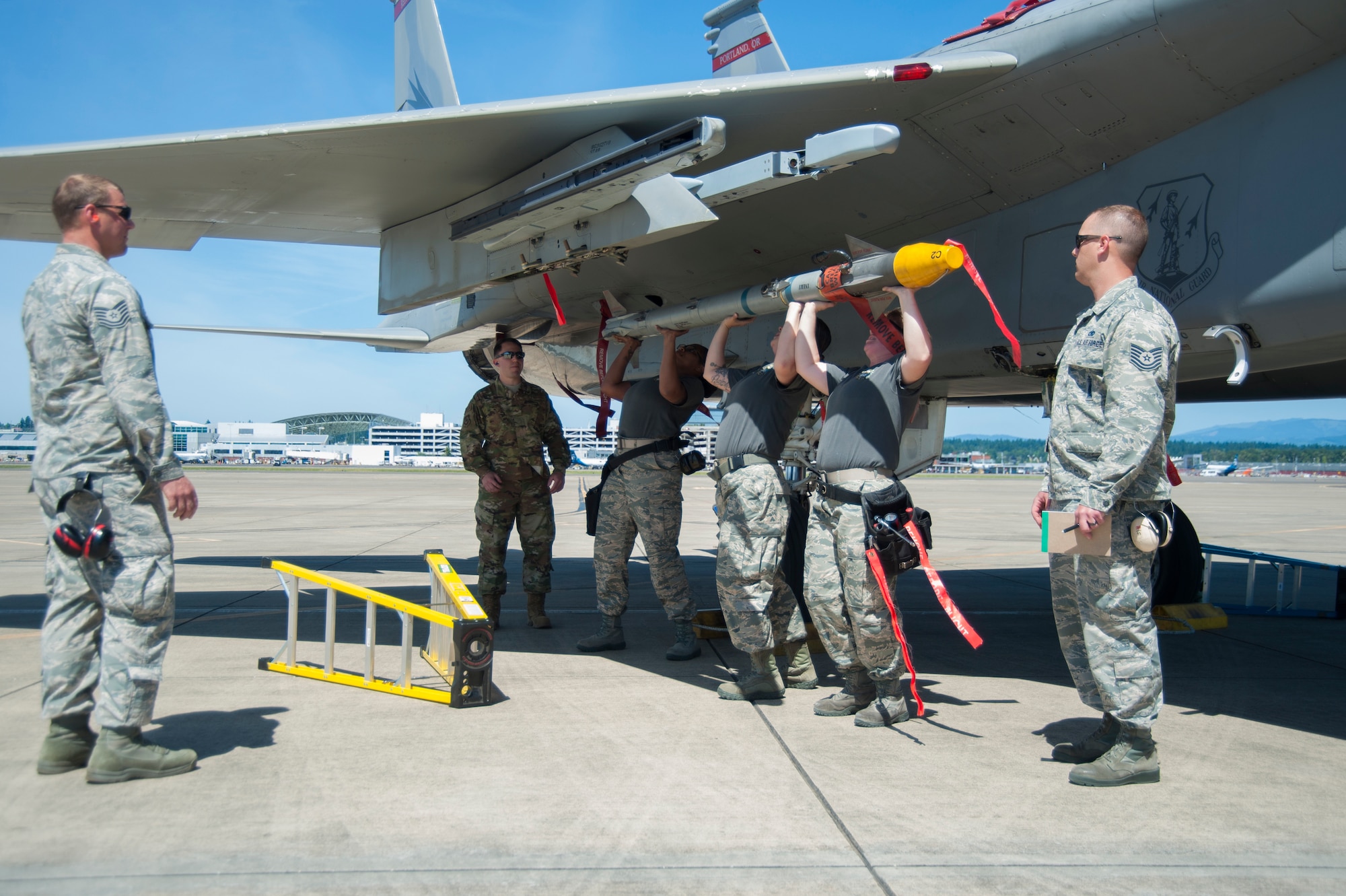 The 142nd Fighter Wing celebrates 30 years of flying F-15 Eagles