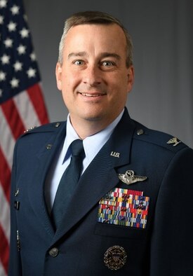 Colonel Alain D. Poisson, Commander, 552nd Air Control Wing