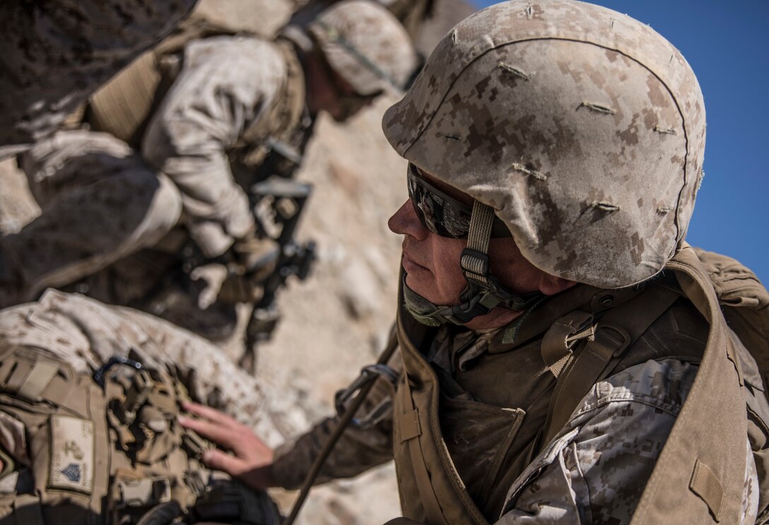 Platoon attack training on Range 410 during ITX 4-19