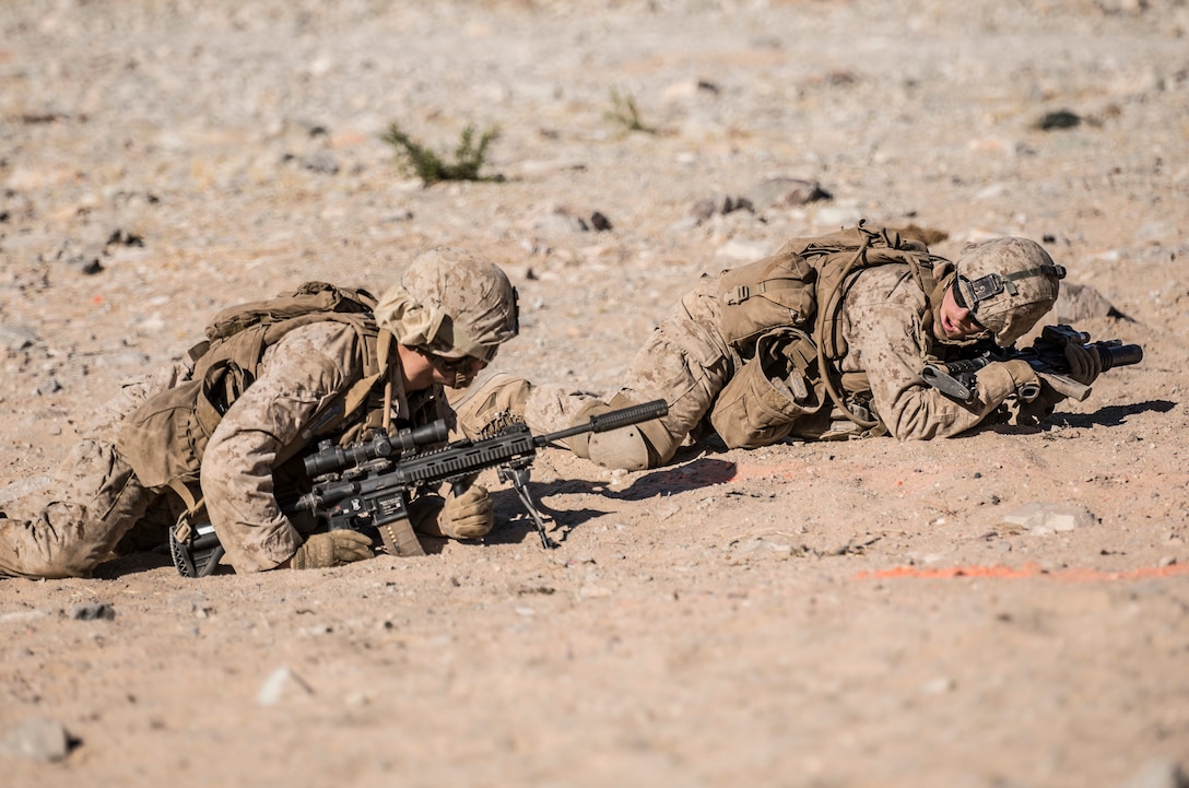 Platoon attack training on Range 410 during ITX 4-19