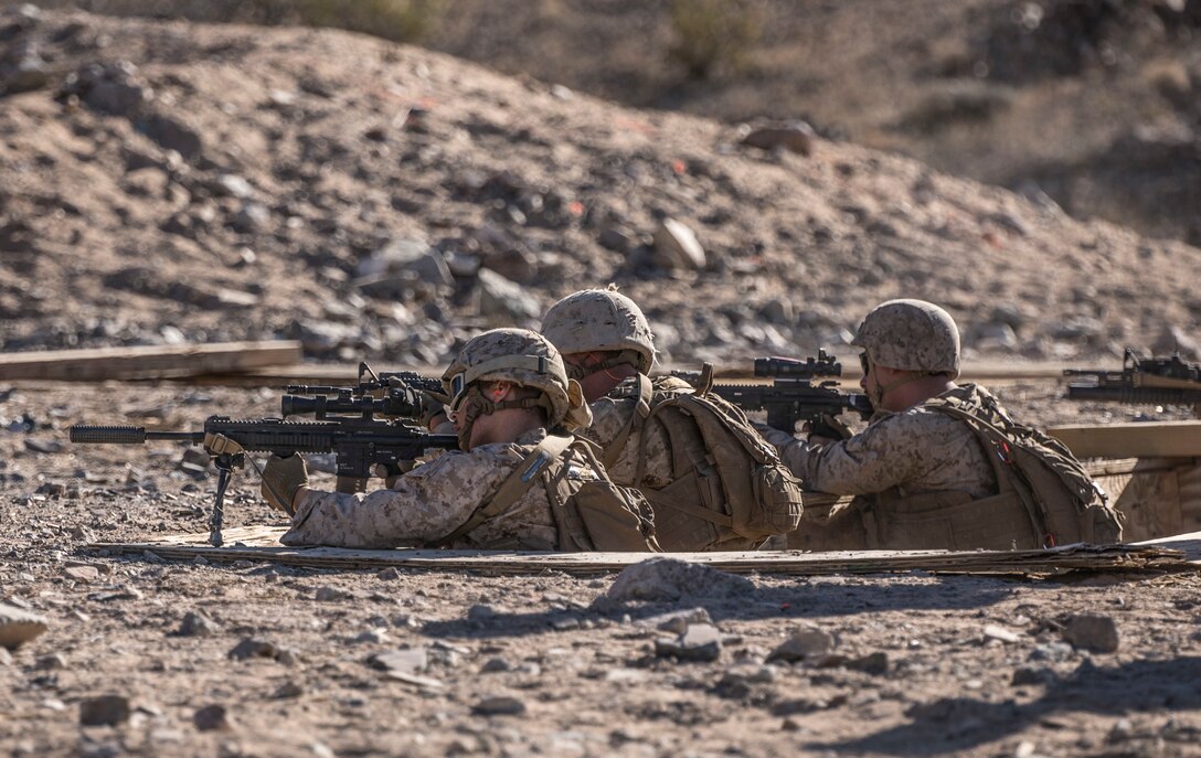 Platoon attack training on Range 410 during ITX 4-19
