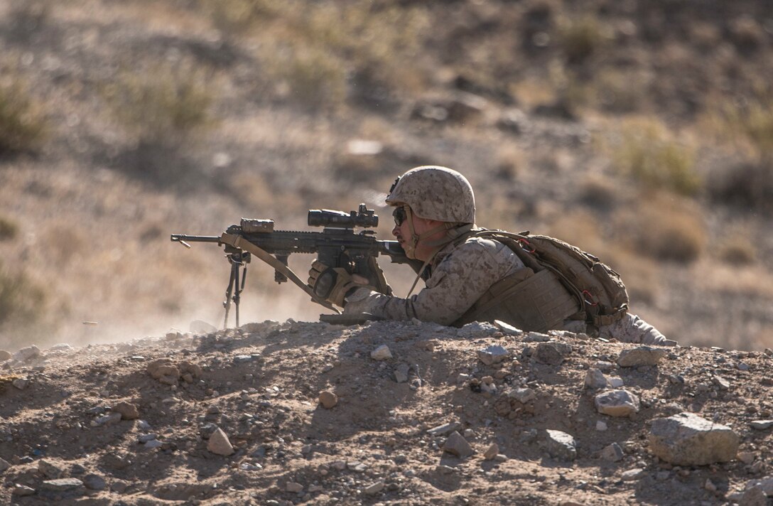 Platoon attack training on Range 410 during ITX 4-19