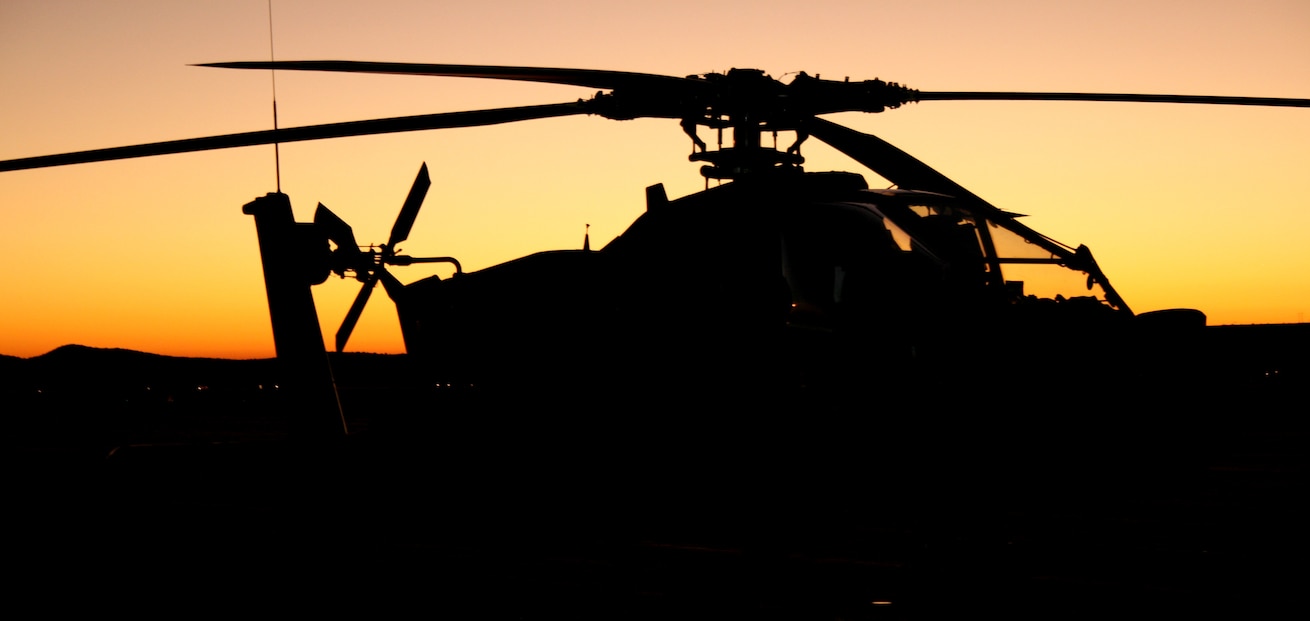 An AH-64 Apache helicopter from 1st Battalion 211th Aviation Regiment, Utah Army National Guard.