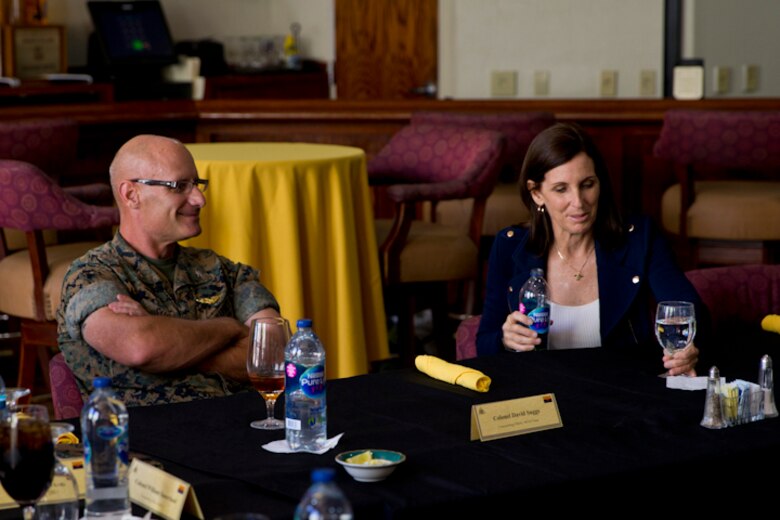 U.S. Senator Martha McSally visits Marine Corps Air Station (MCAS) Yuma to speak with commanders and Marines at MCAS Yuma, Ariz., April 17, 2019.