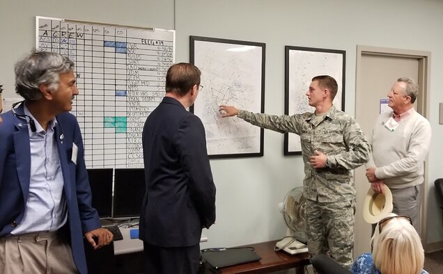 Travis Air Force Base Honorary Commanders toured the 60th Operations Group June 7, 2019.