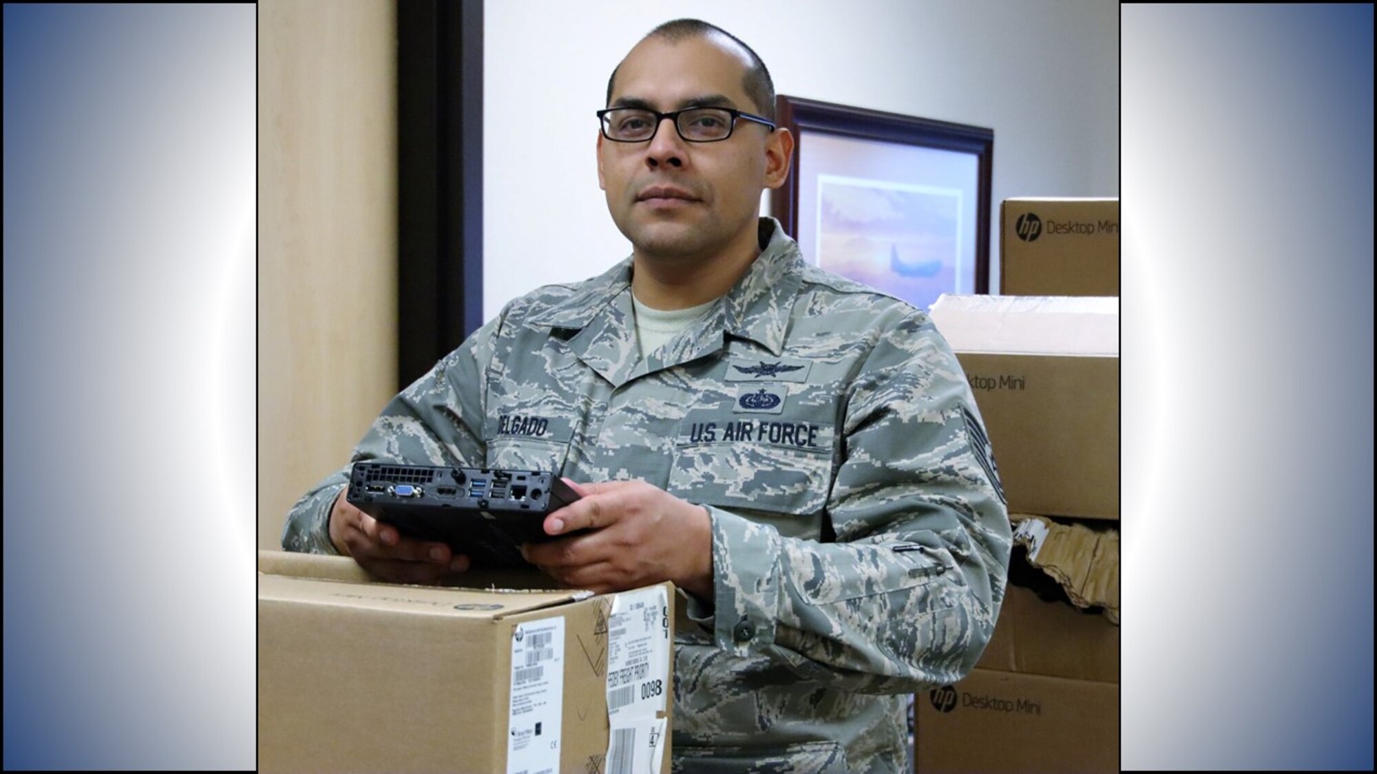 Tech. Sgt. Christian Delgado, 340th Flying Training Group information technology section chief. (U.S. Air Force photo by Janis El Shabazz)