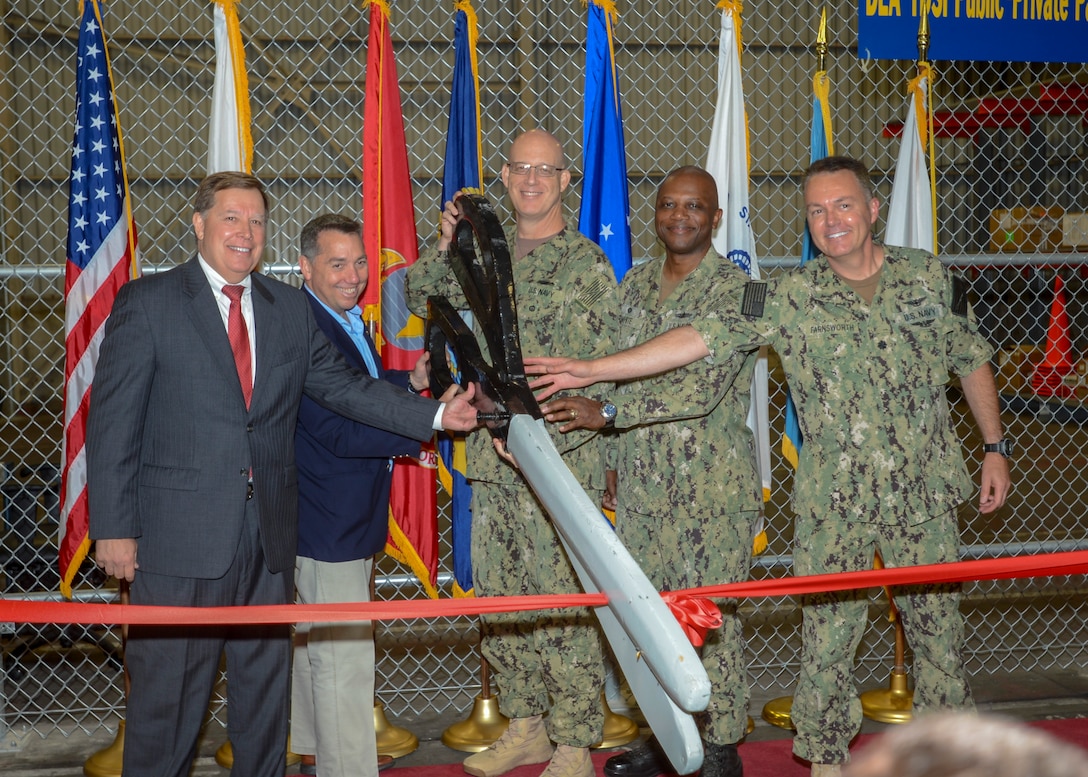 Distribution San Diego hosts ribbon cutting ceremony to celebrate new Public Private Partnership between DLA and Thales Defense and Security Incorporated