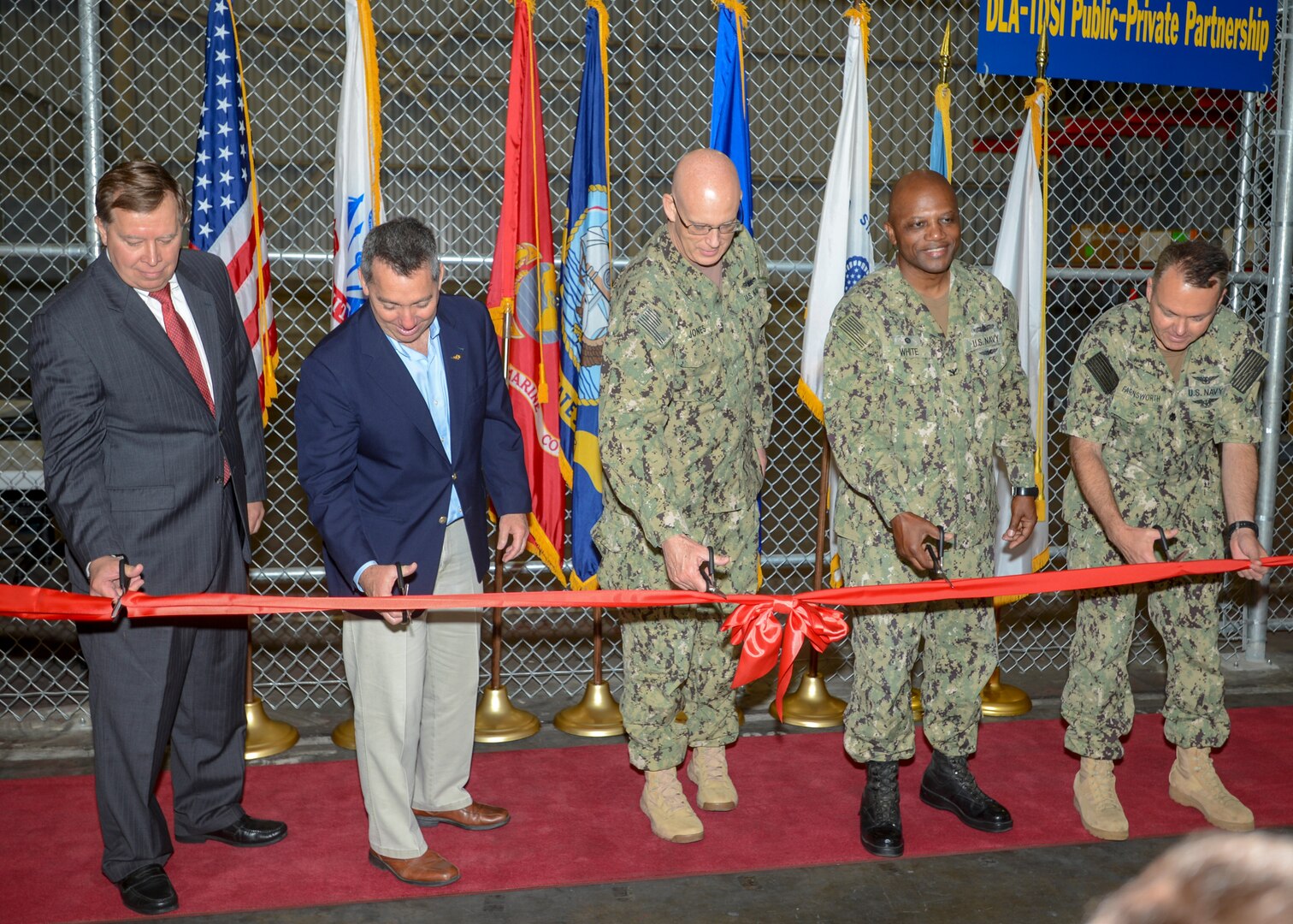 Distribution San Diego hosts ribbon cutting ceremony to celebrate new Public Private Partnership between DLA and Thales Defense and Security Incorporated