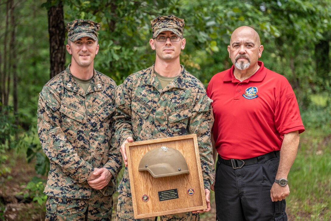 Kevlar Helmet Return Ceremony