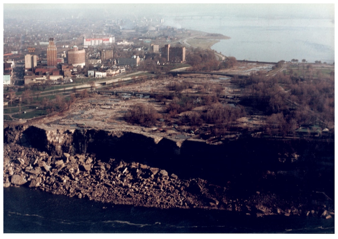 This June marks the 50 year anniversary of a momentous survey operation by the U.S. Army Corps of Engineers, Buffalo District – the dewatering of the American Falls in June 1969.